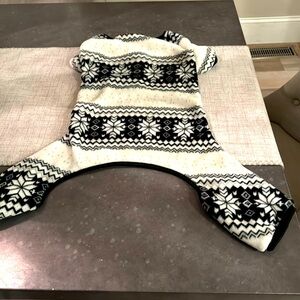 Doggy outfit size xl but fits more like a small/medium tbh. BNWT